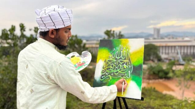 মালয়েশিয়ায় আরবি ক্যালিগ্রাফিতে নিজেকে খুঁজে পেলেন ইয়াছিন ফরাজী #2